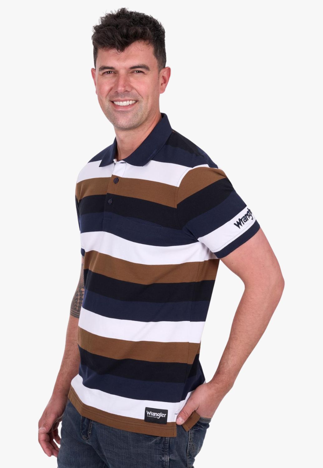 Wrangler Mens Walter Polo