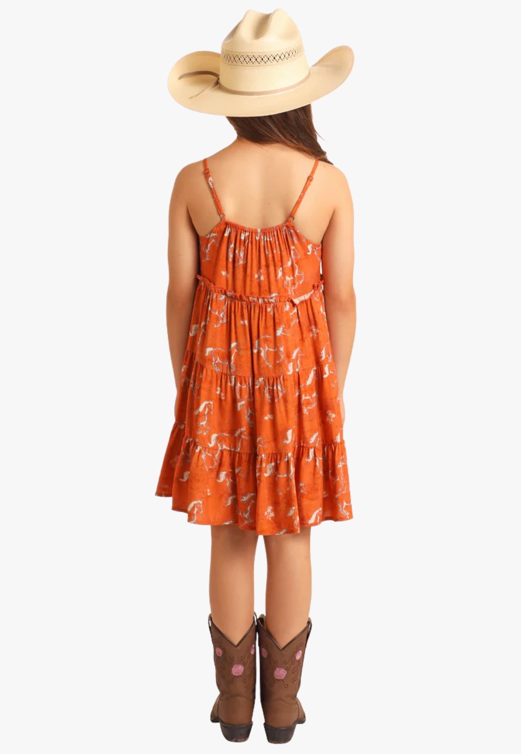 Rock and Roll Girls Horse Print Dress