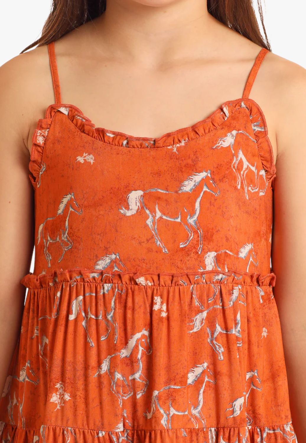Rock and Roll Girls Horse Print Dress