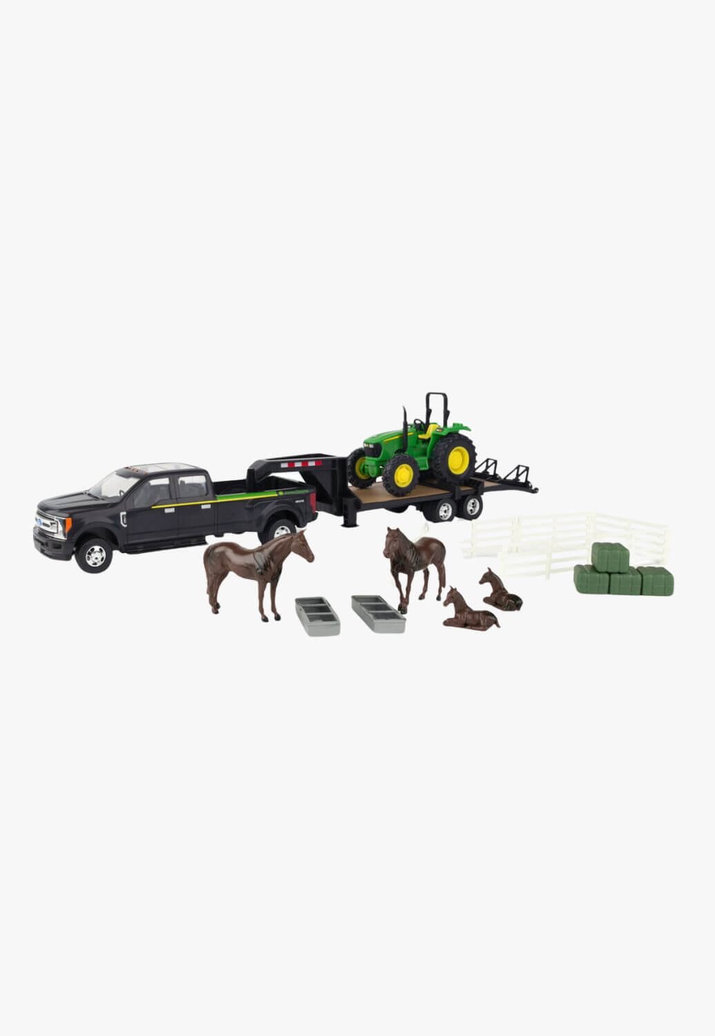 John Deere Tractor Hauling Set