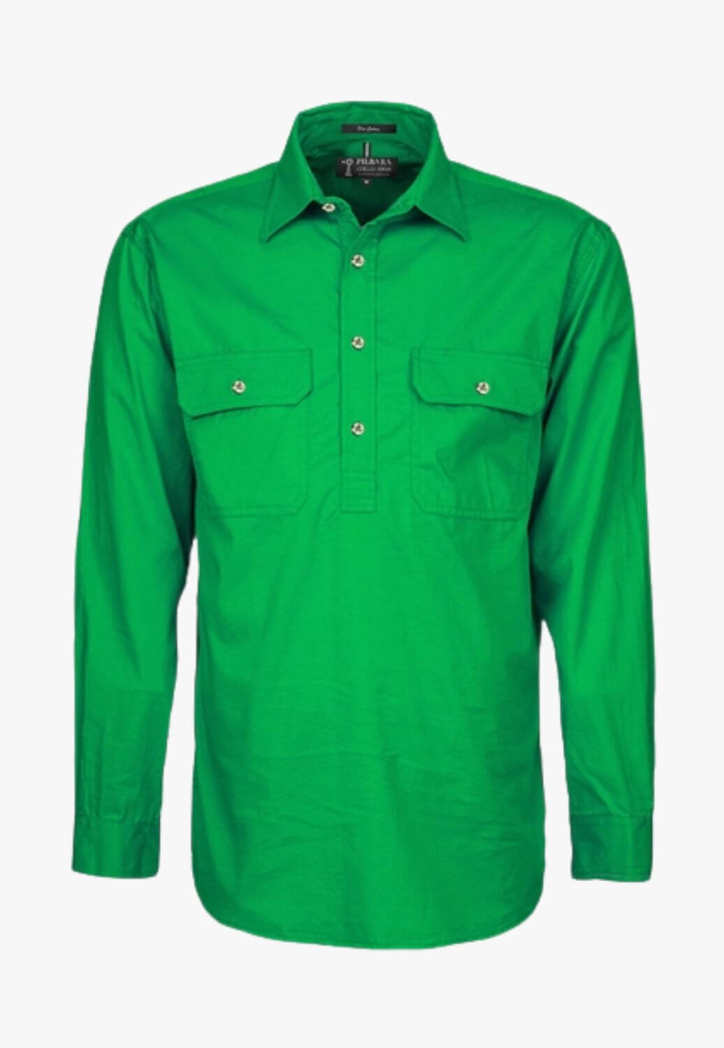 Pilbara Mens Closed Front Heavy Weight Work Shirt RM800CF