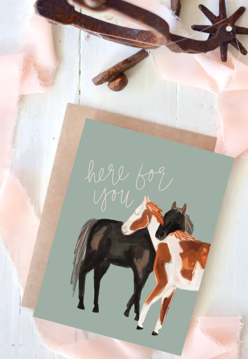 Tirzah Western Horse Sympathy Card