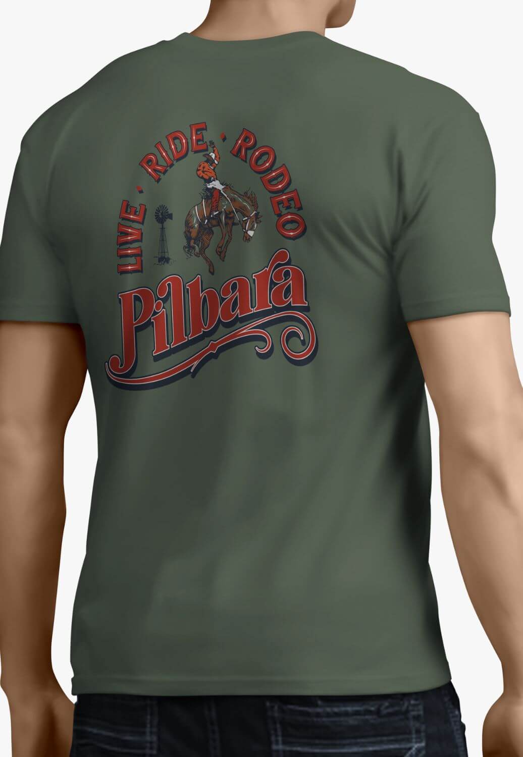 Pilbara Mens Rodeo T-Shirt