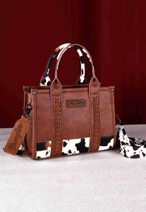Wrangler Womens Cow Print Crossbody Bag
