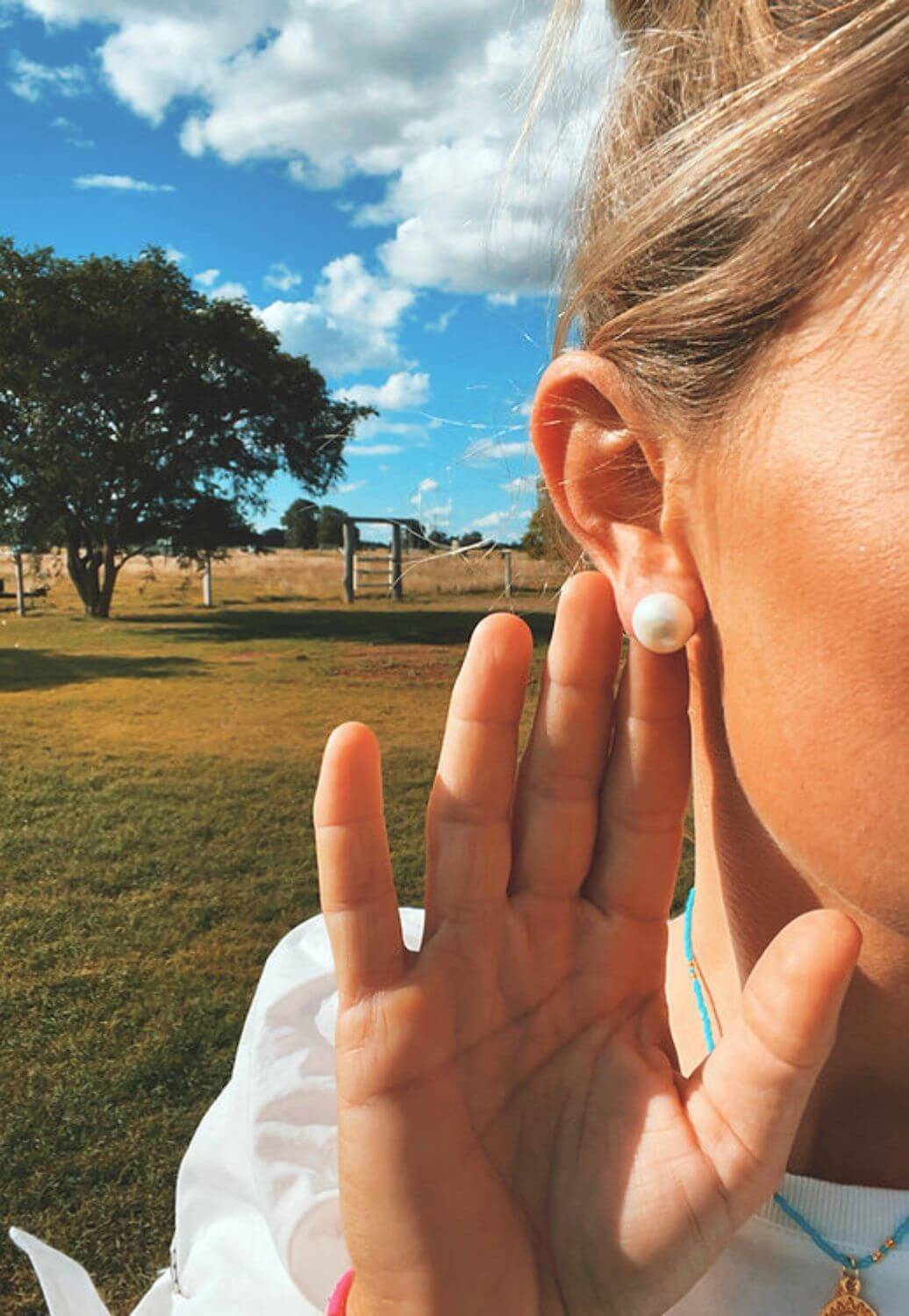 Treasure Chest Co Baroque Pearl Earrings