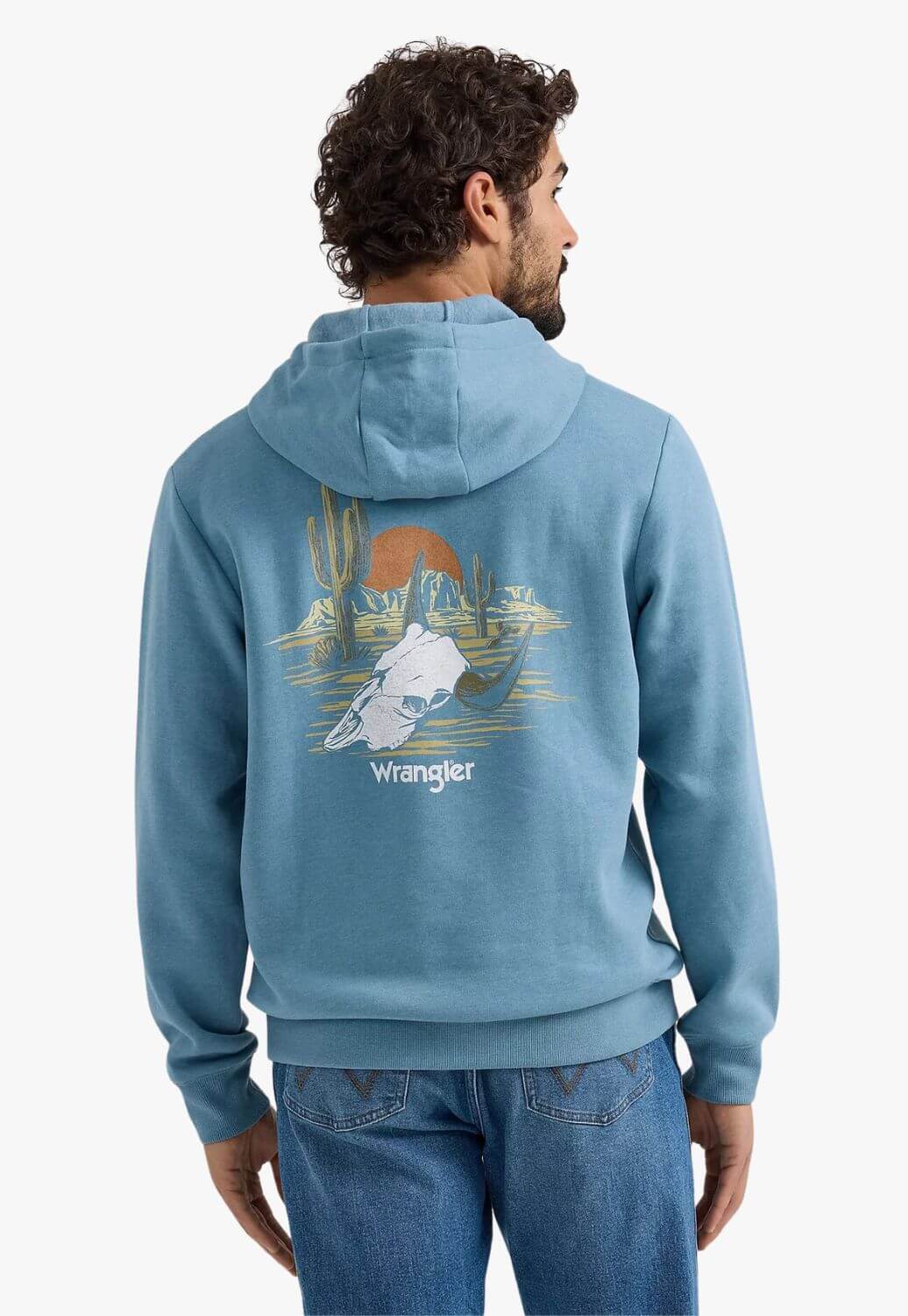 Wrangler Mens Desert Cacti Pullover Hoodie