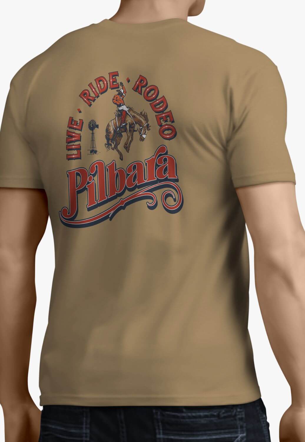 Pilbara Mens Rodeo T-Shirt