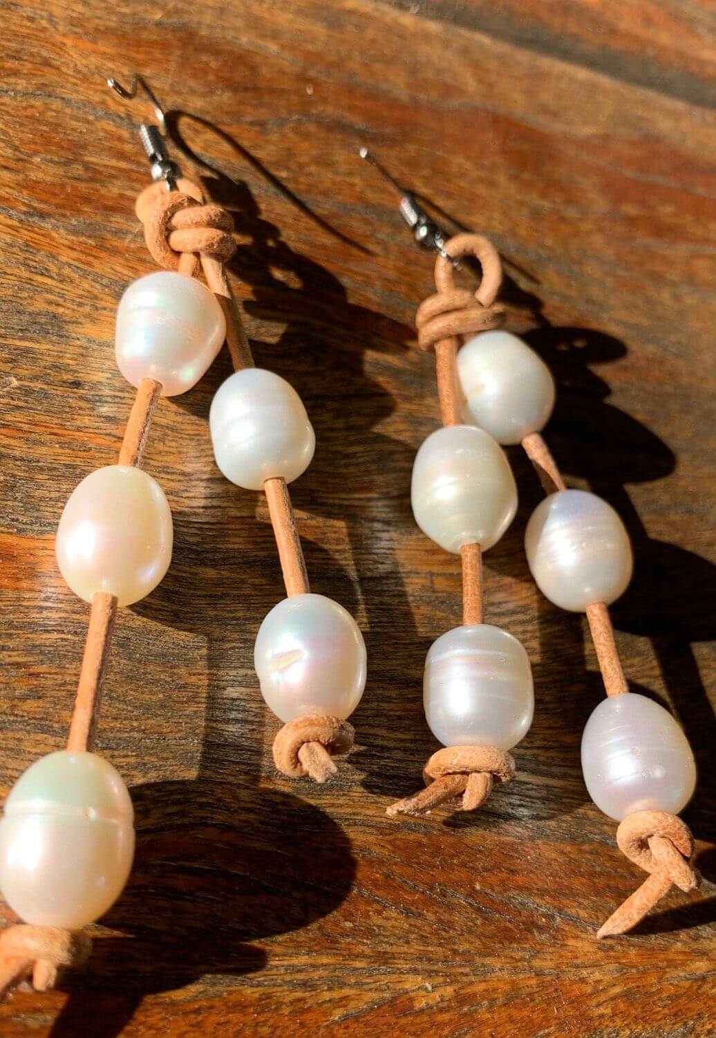 Treasure Chest Co Multi Pearl Drop Earrings