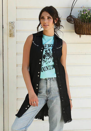 Cruel Girl Womens Chambray Dress