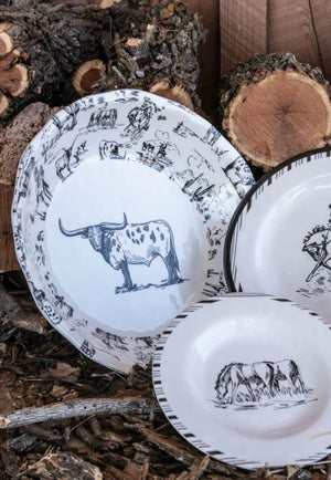 Ranch Life Melamine Serving Bowl