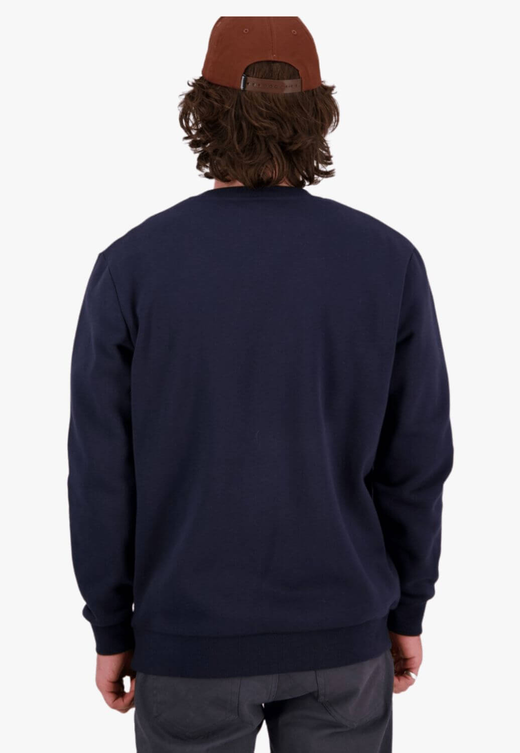 Swanndri Mens Chatfield Embroided Fleece Crew