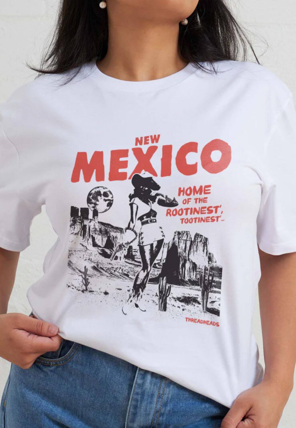 Threadheads Unisex Home Of The Rootinest Tootinest T-Shirt