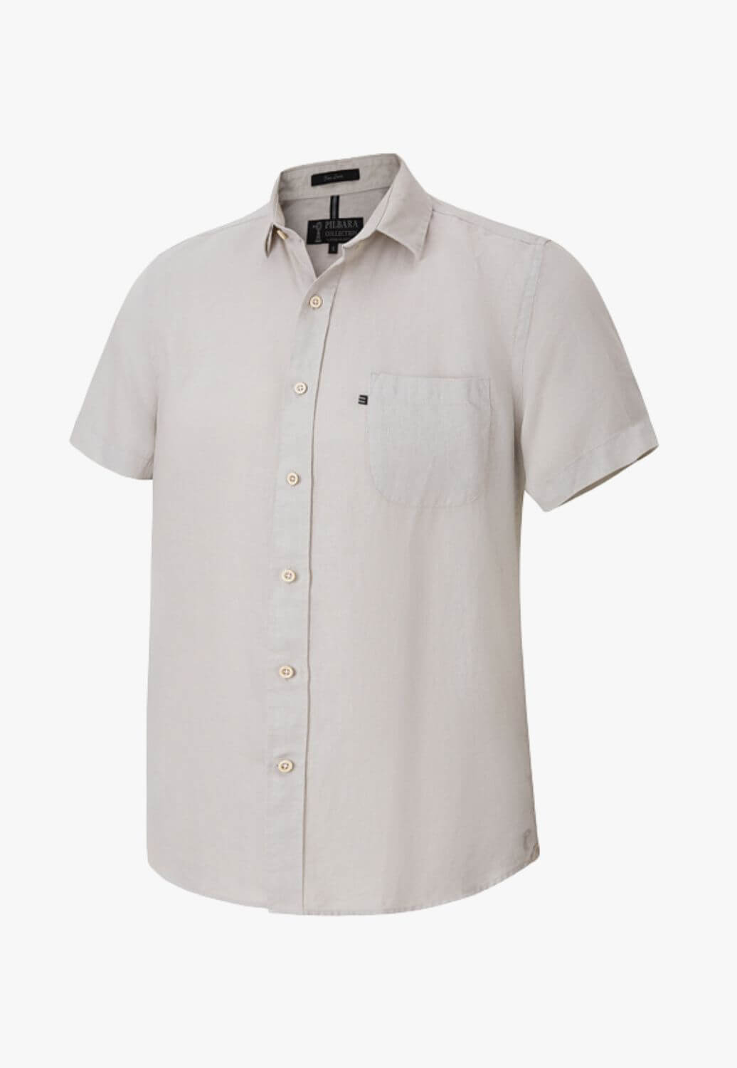 Pilbara Mens Linen Short Sleeve Shirt