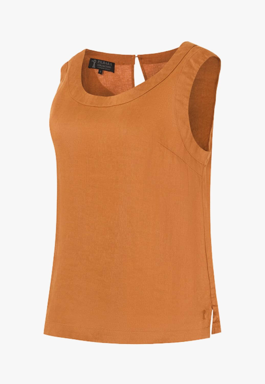 Pilbara Womens Linen Singlet