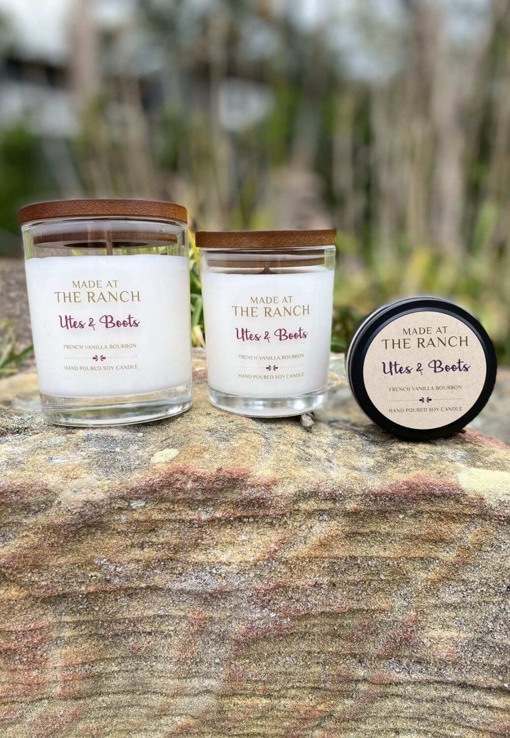 Made At The Ranch Utes and Boots Candle