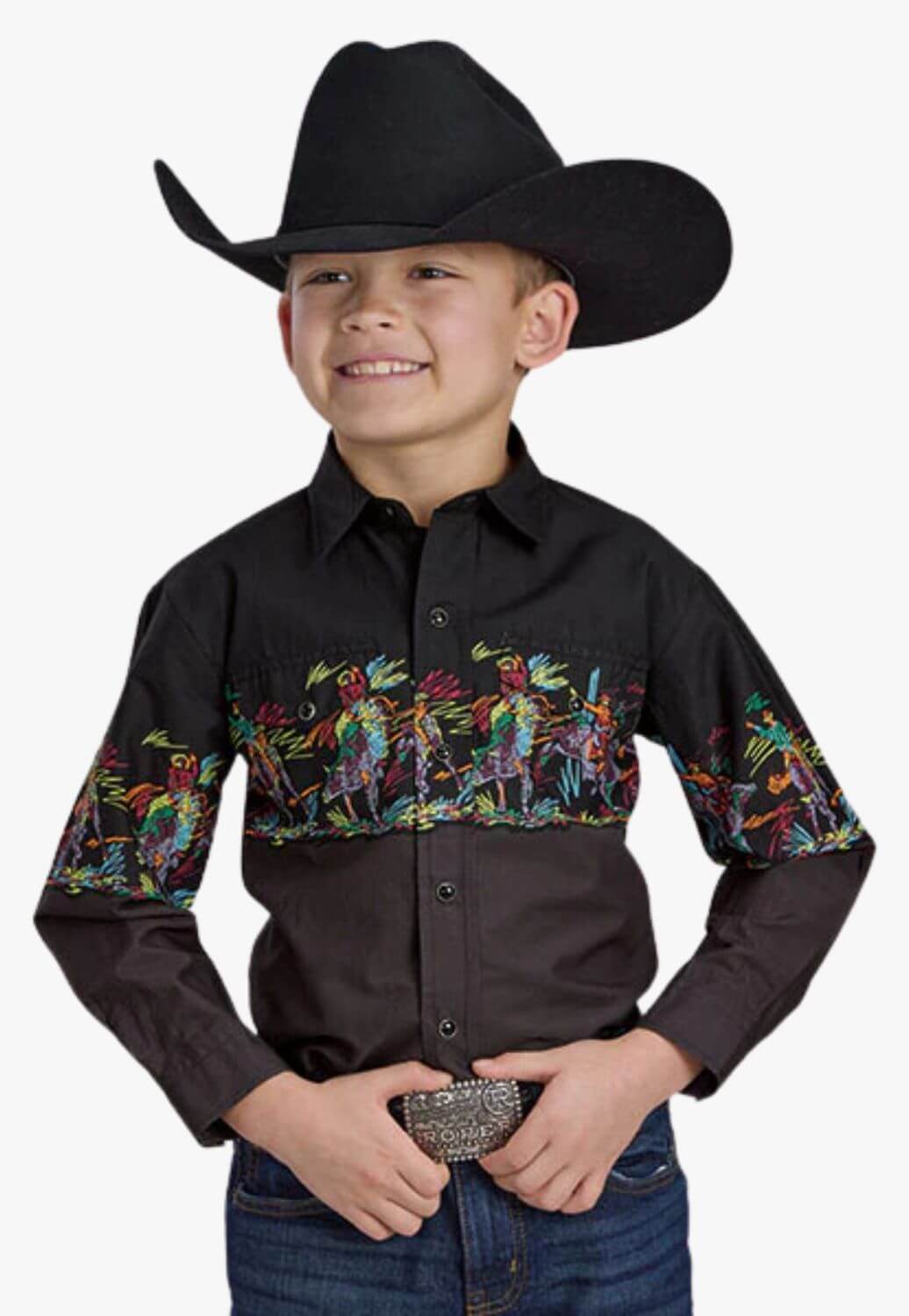 Roper Boys Vintage Collection Long Sleeve Shirt