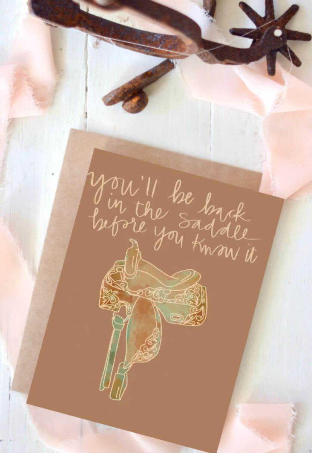 Tirzah You'll Be Back In the Saddle Card