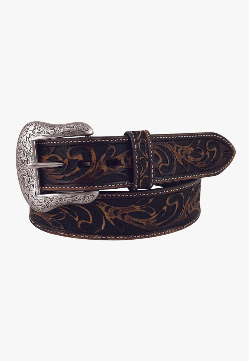 Roper Mens Tooled Belt