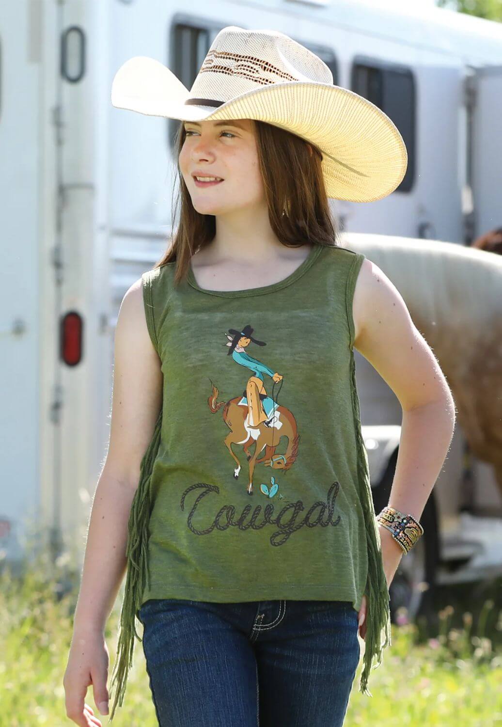Cruel Girl Girls Cowgal Tank