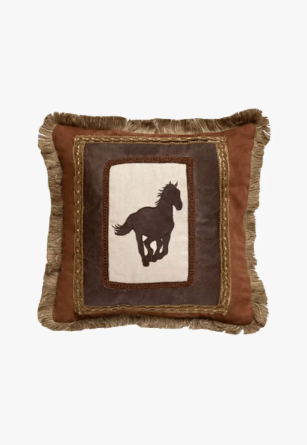 Carstens Framed Horse Pillow