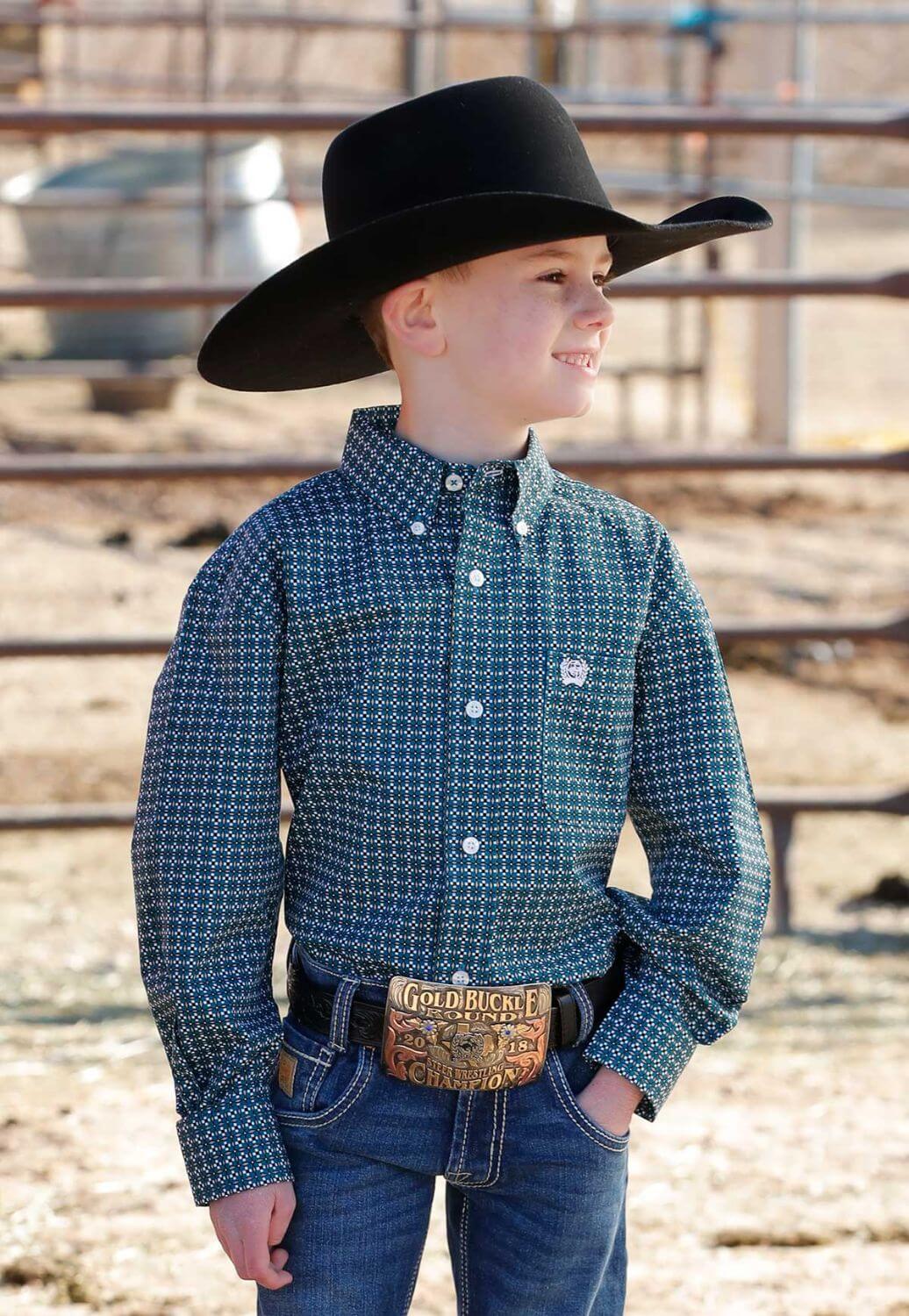 Cinch Boys Long Sleeve Shirt