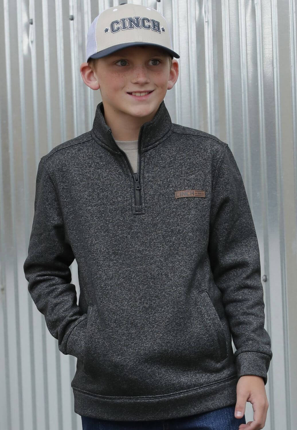 Cinch Boys 1/2 Zip Pullover