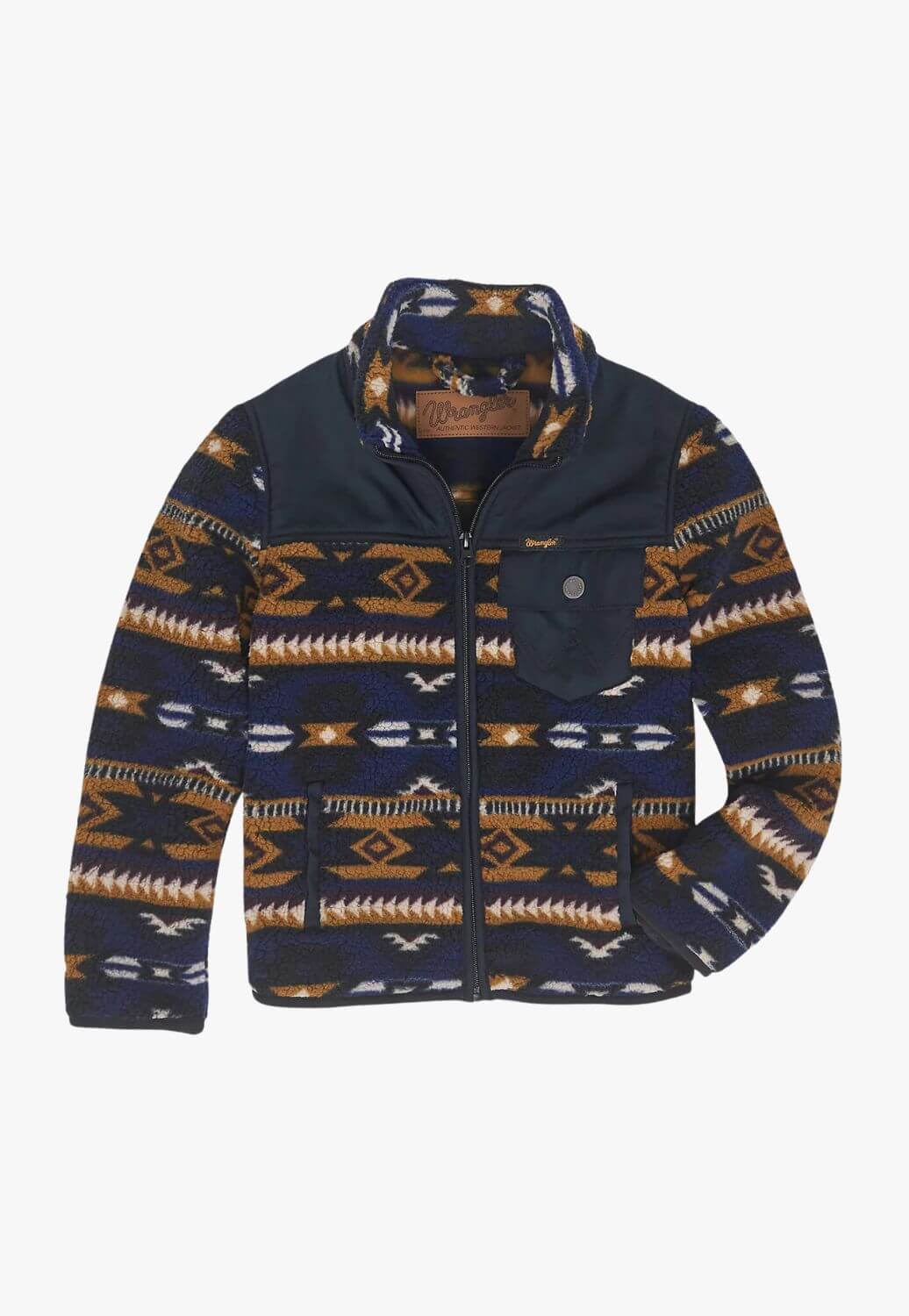 Wrangler Boys Sherpa Long Sleeve Jacket