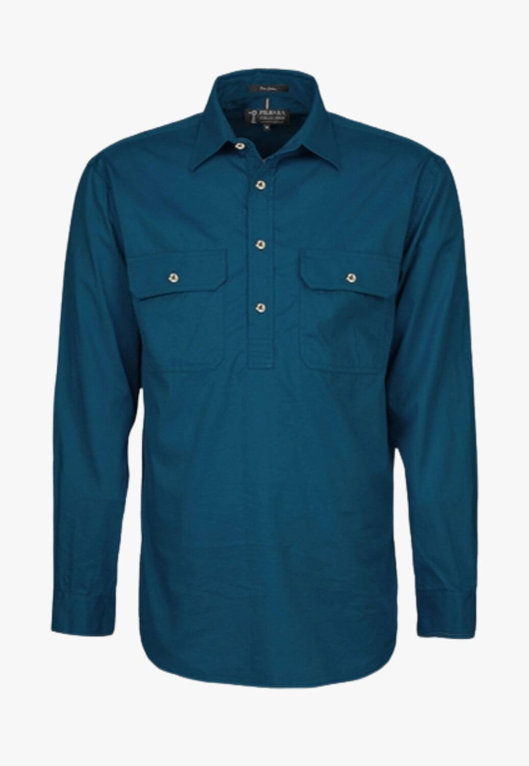Pilbara Mens Closed Front Heavy Weight Work Shirt RM800CF