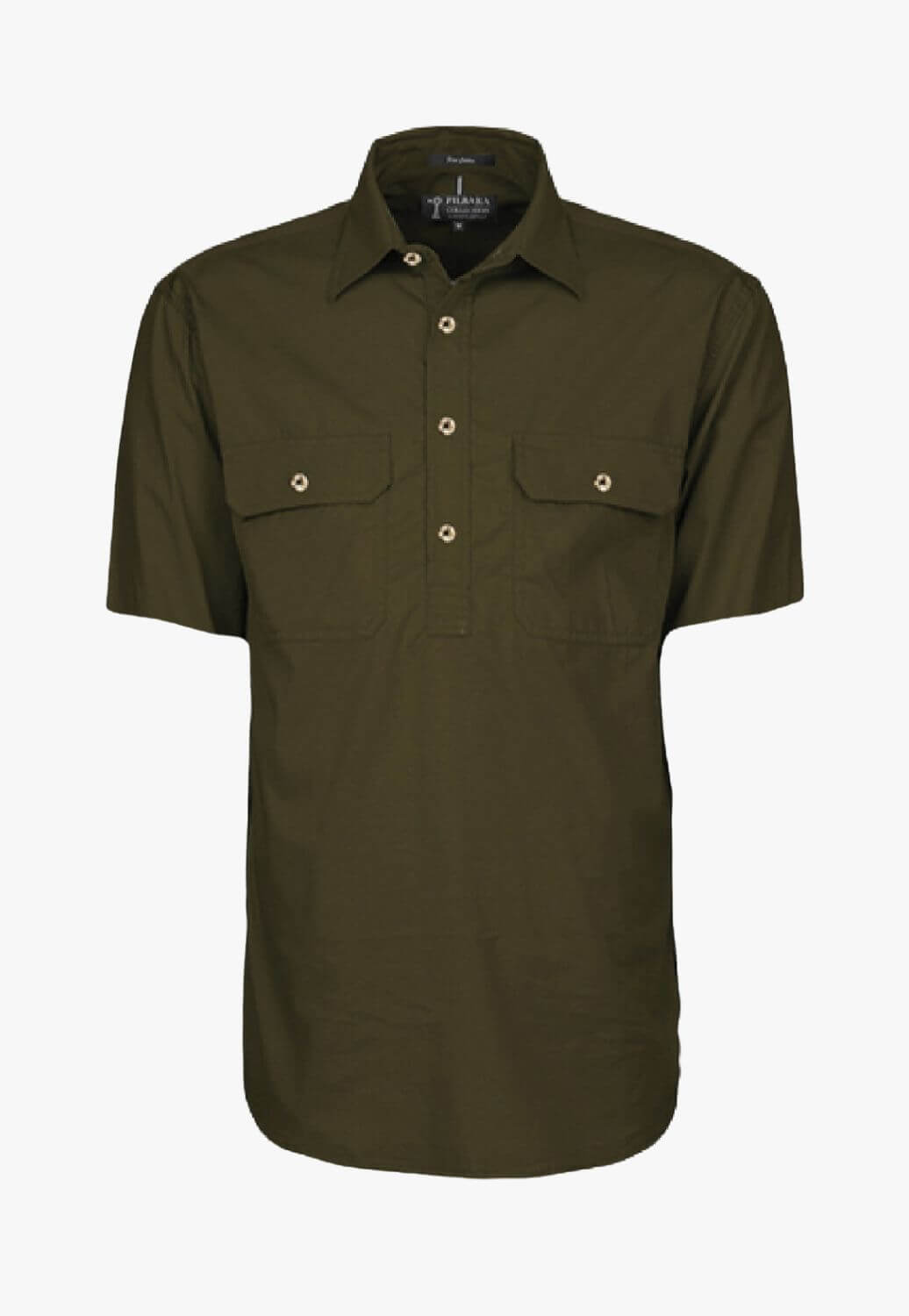Pilbara Mens C/Front S/Sleeve Work Shirt RM200CFS