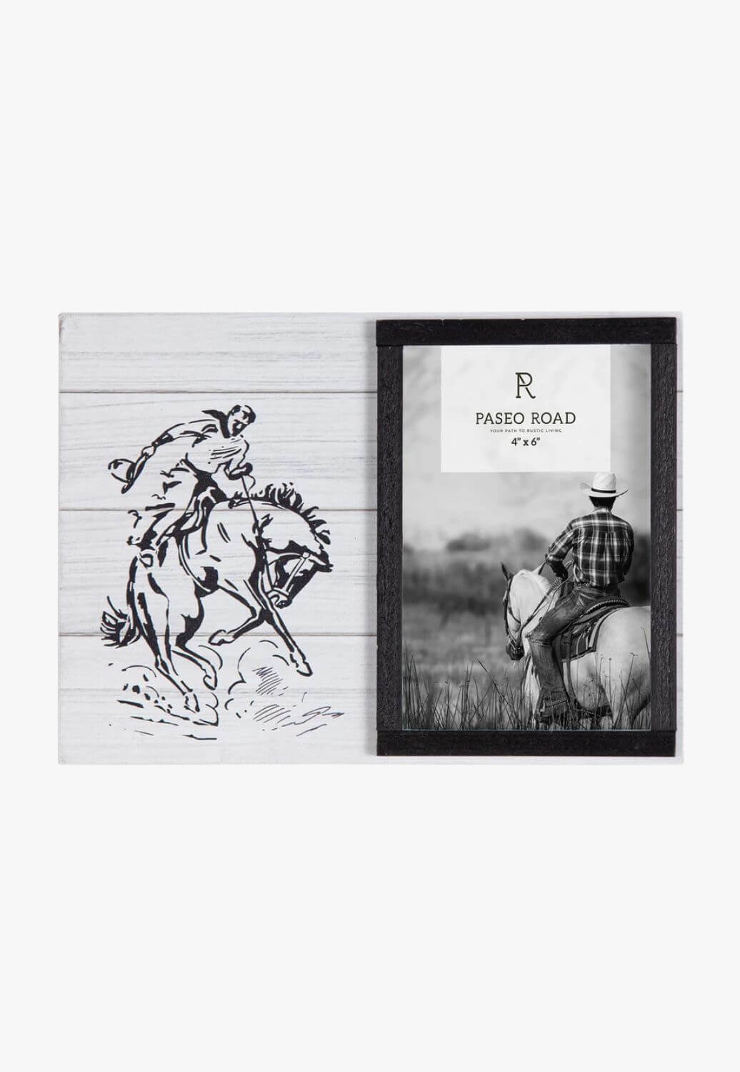 Ranch Life Bronc Rider Picture Frame