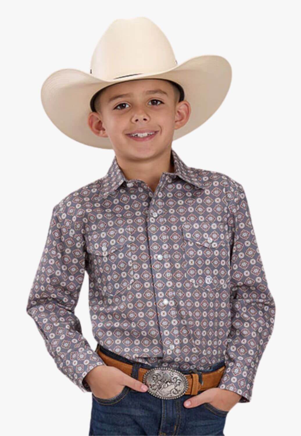 Roper Boys Amarillo Collection Long Sleeve Shirt