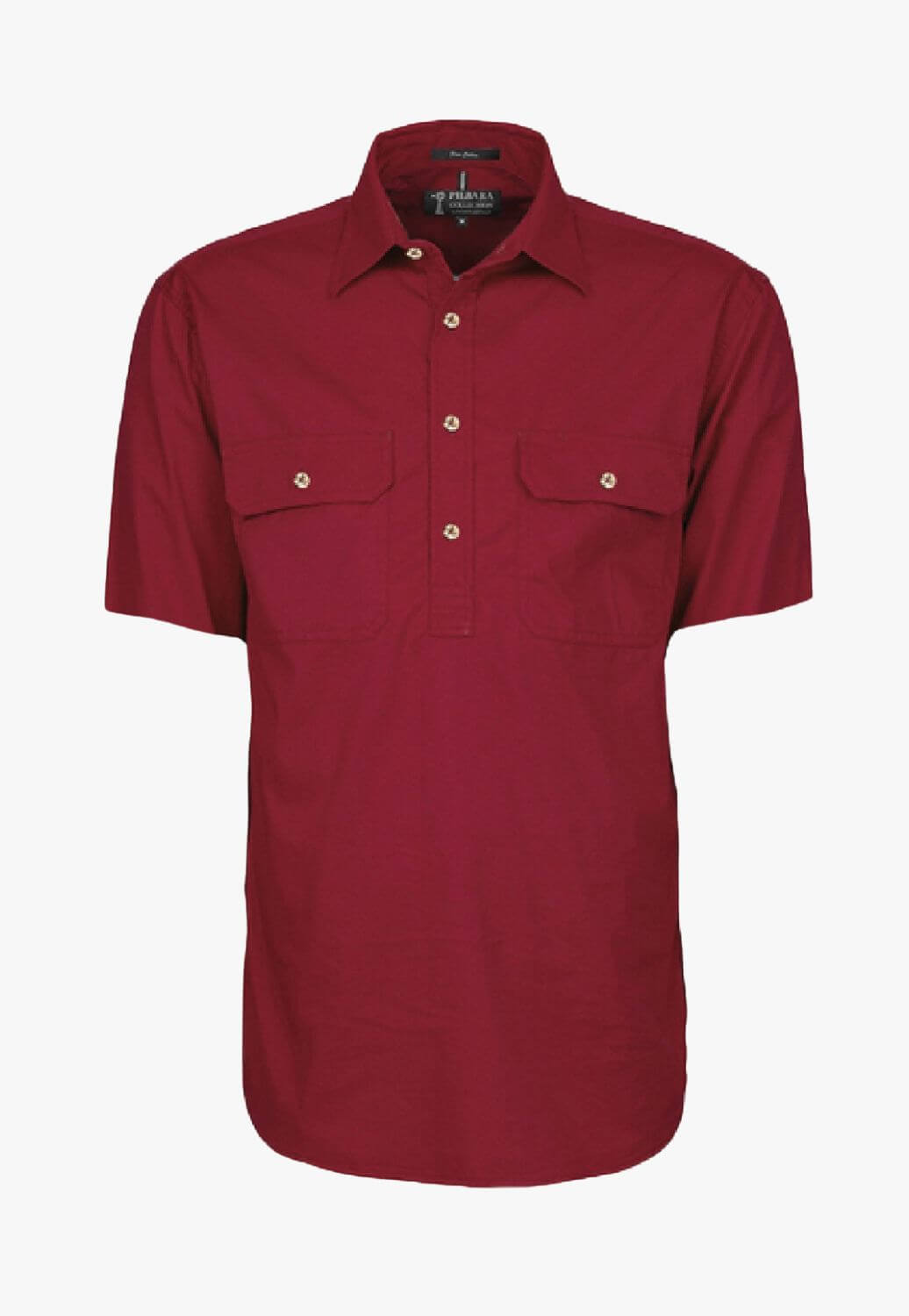 Pilbara Mens C/Front S/Sleeve Work Shirt RM200CFS