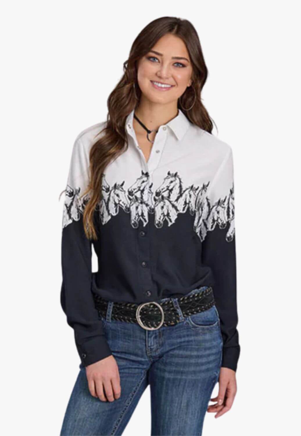 Roper Womens Five Star Collection Long Sleeve Shirt