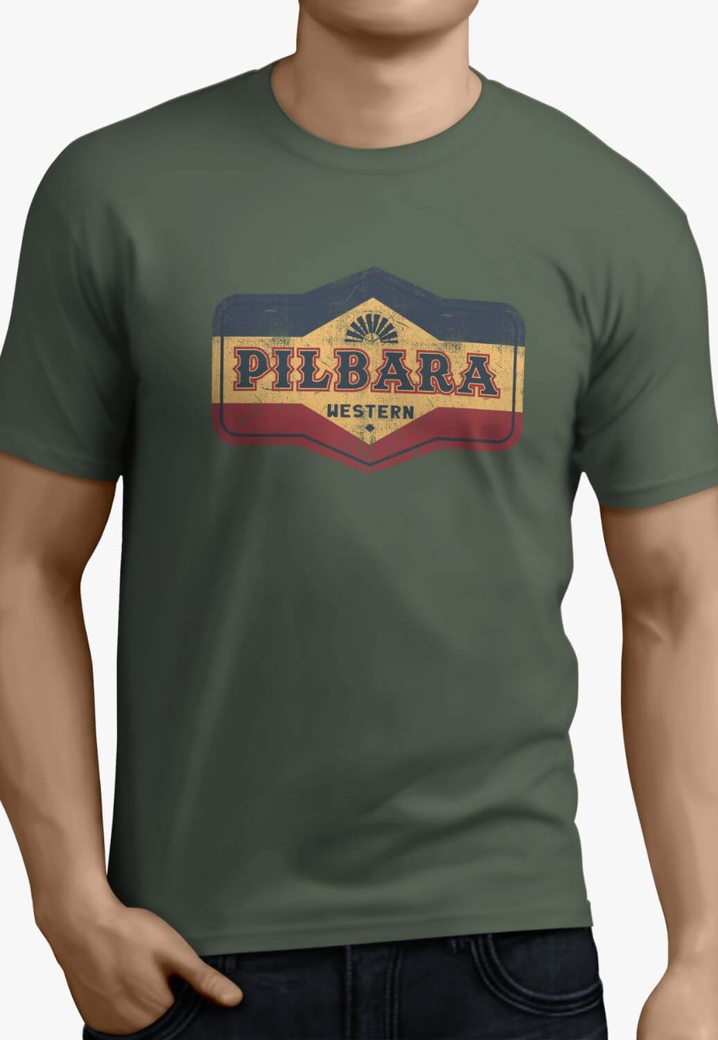 Pilbara Mens Oil Can T-Shirt
