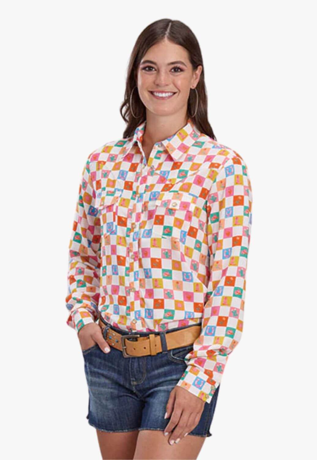 Roper Womens Five Star Collection Long Sleeve Shirt