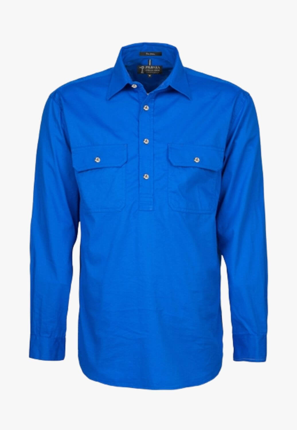 Pilbara Mens Closed Front Heavy Weight Work Shirt RM800CF
