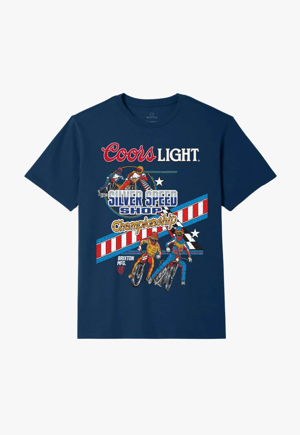 Brixton Mens Coors Light Berm T-Shirt