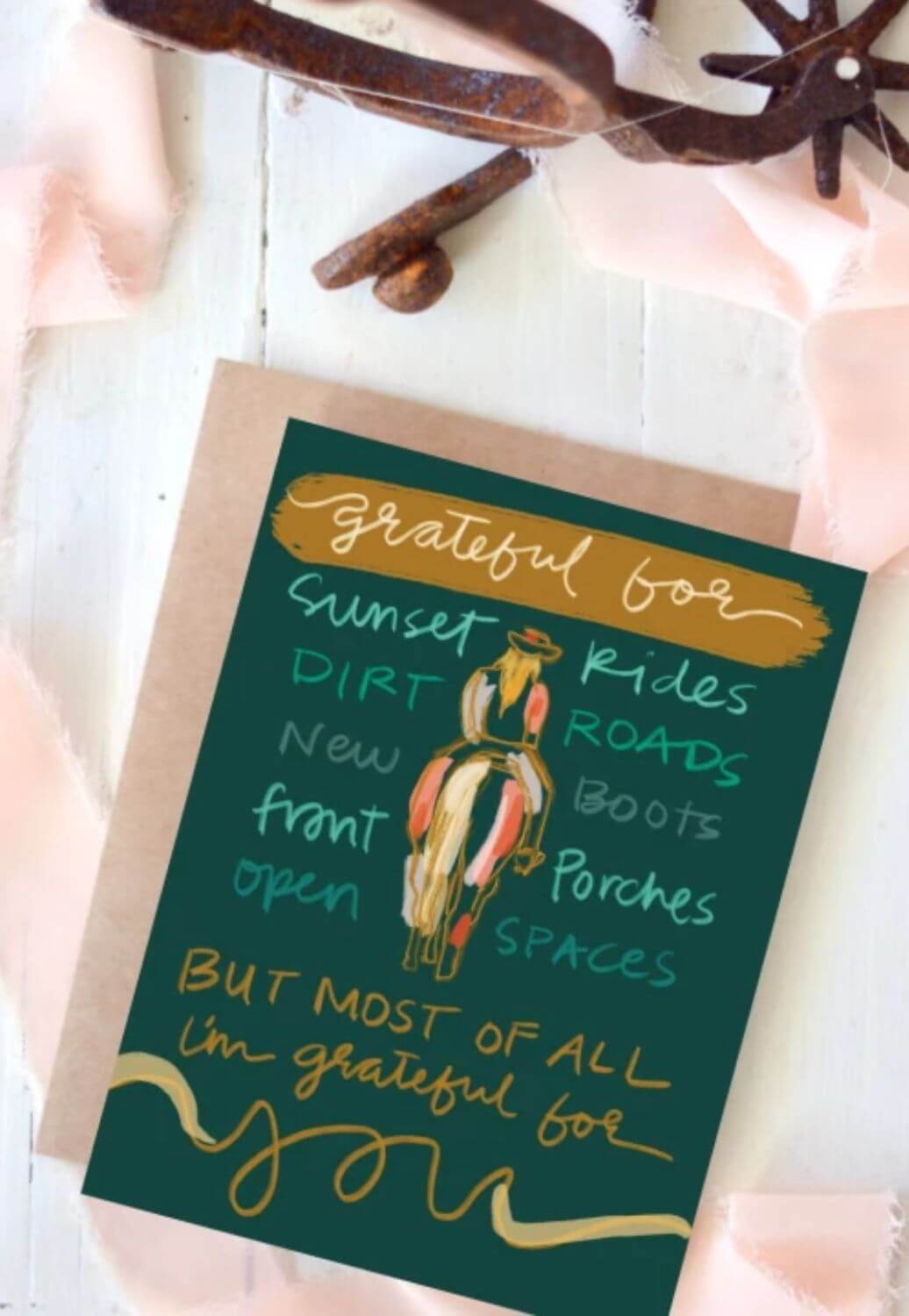 Tirzah Cowgirl Thank You Card