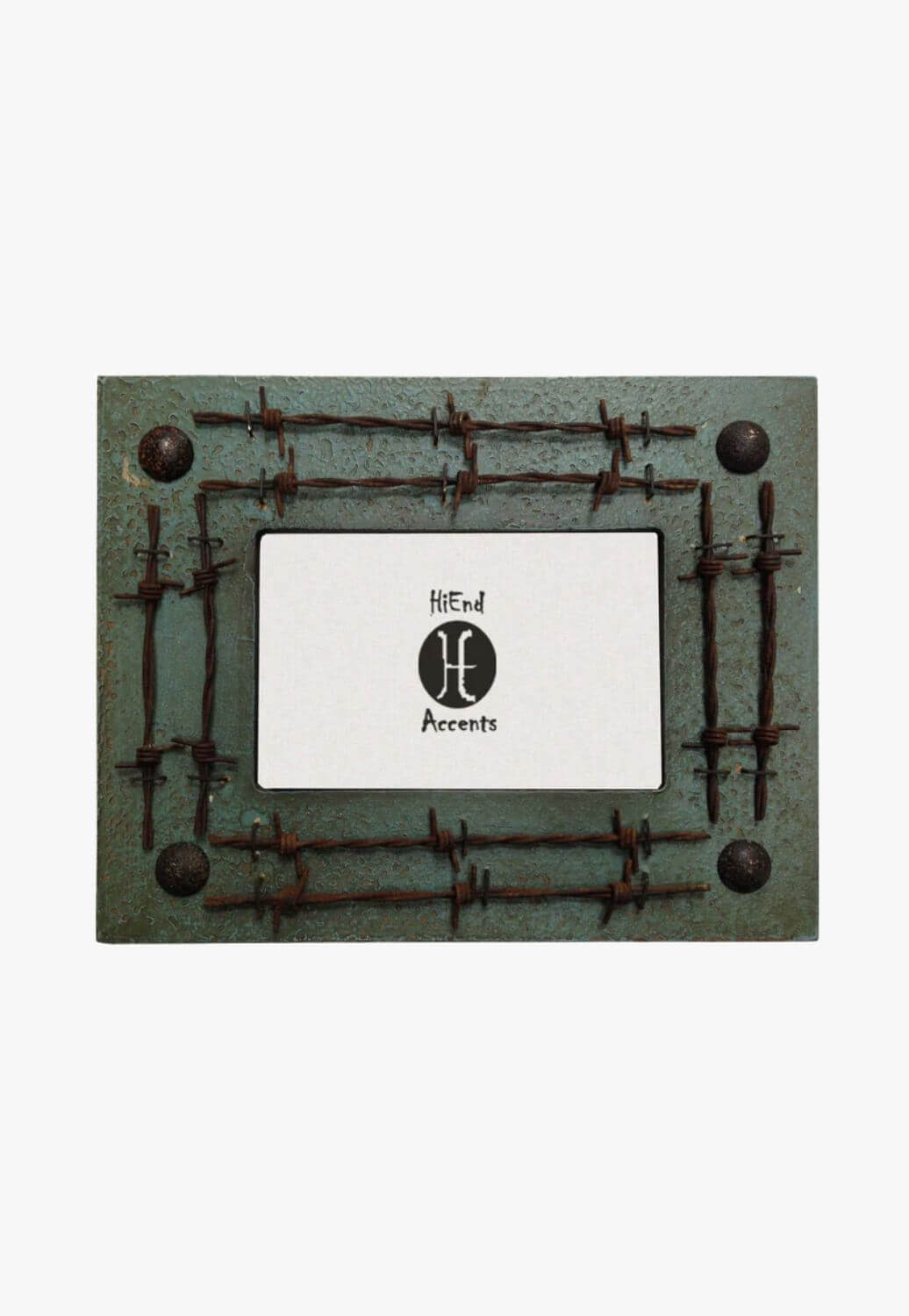 Dbl Barbwire Photo Frame
