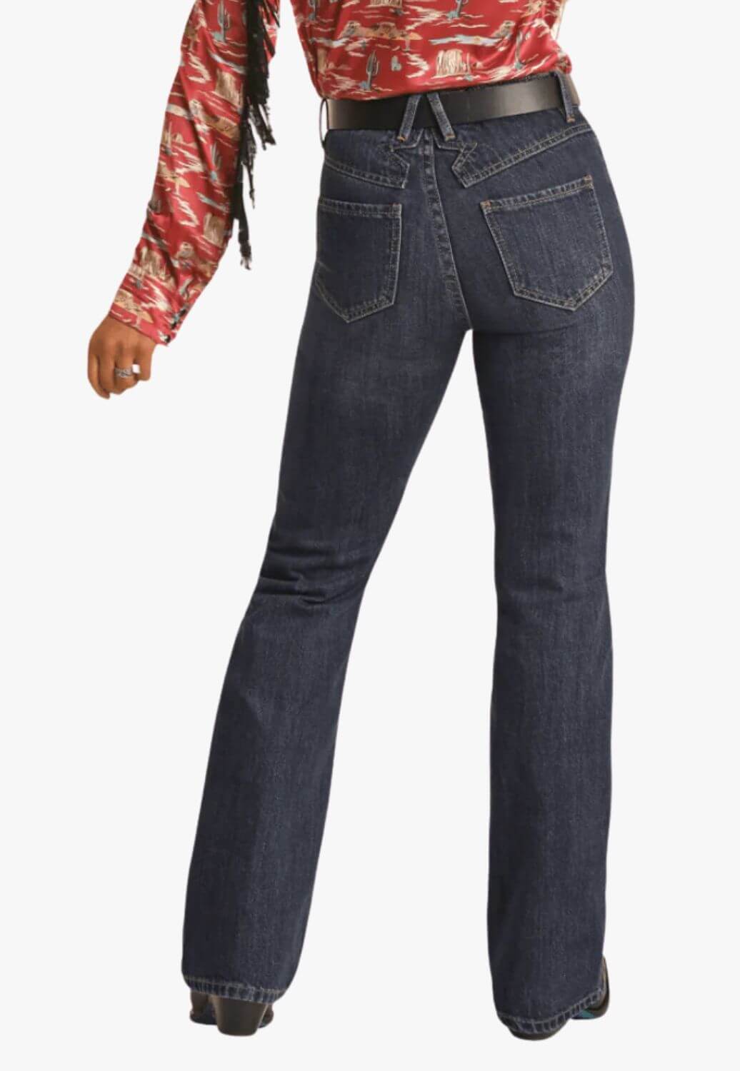 Rock and Roll Womens Star High Rise Bootcut Jean