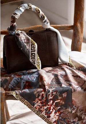 Whitney Spicer Silk Cowboy Camp Bandana