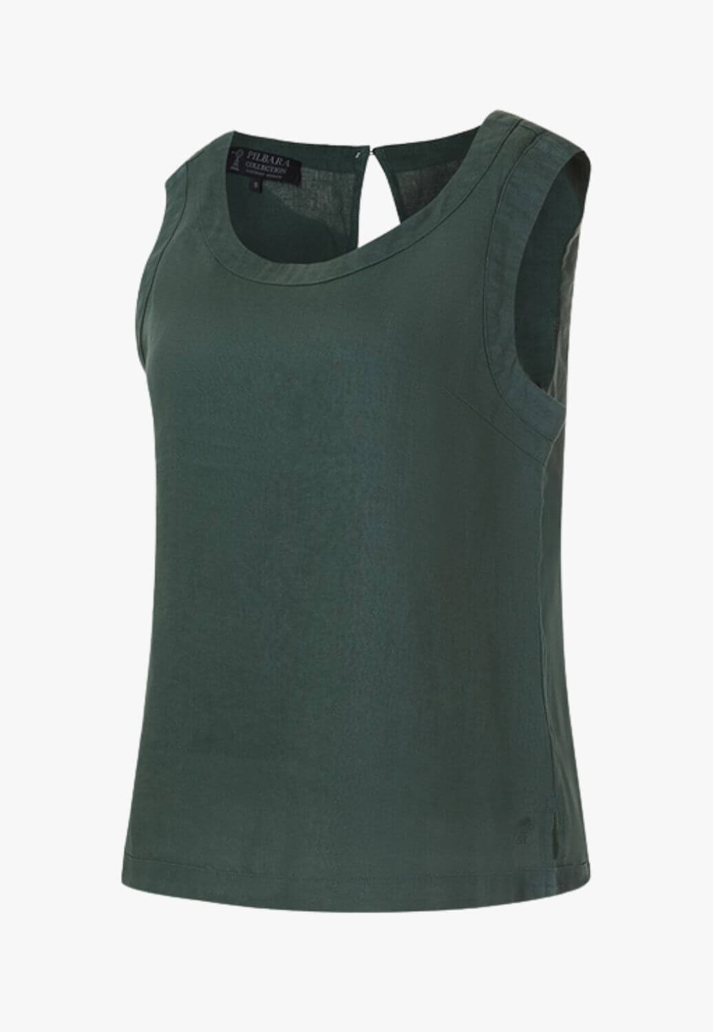 Pilbara Womens Linen Singlet