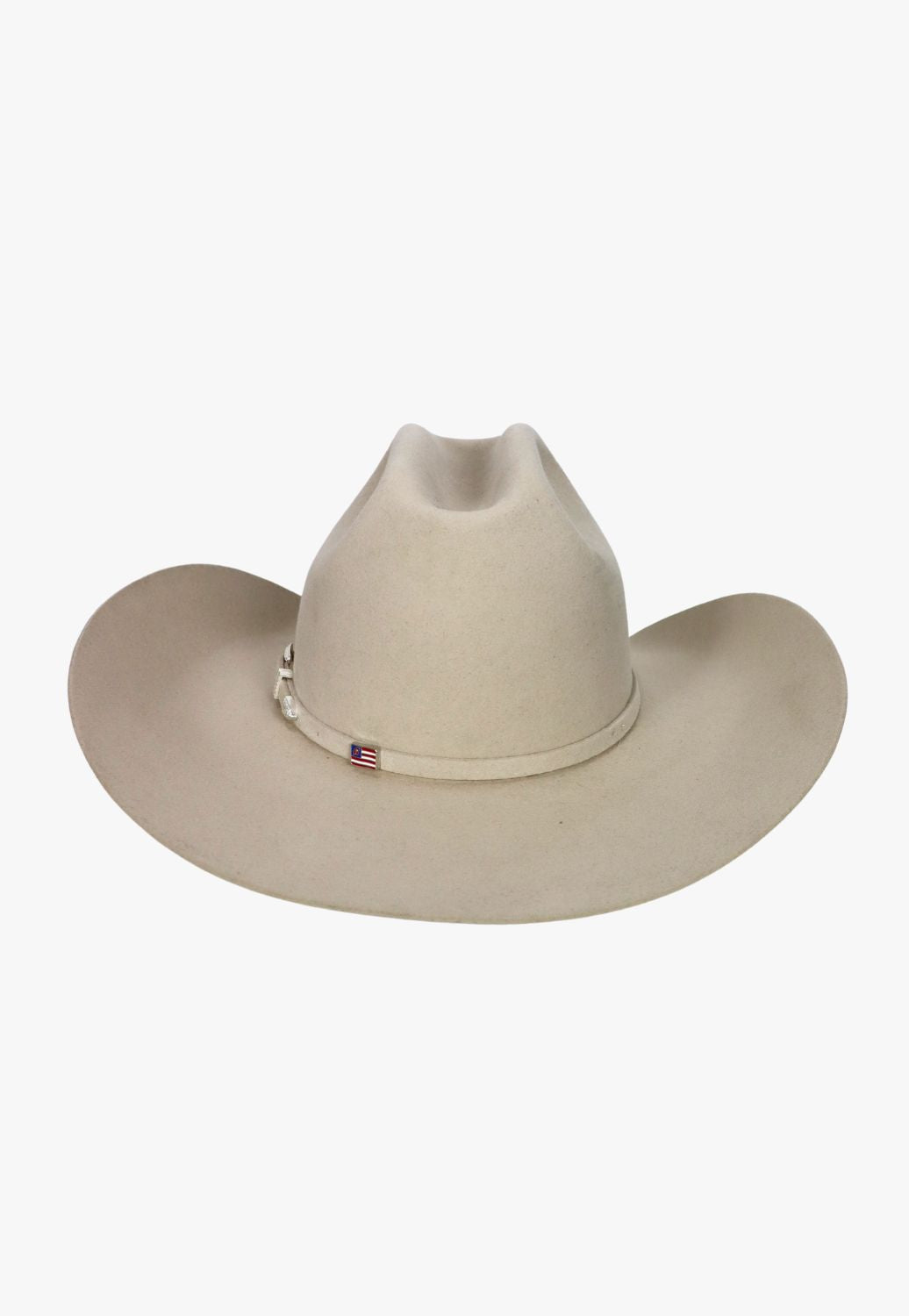 American Hat 7X Silver Belly RC Crown Hat Self Band