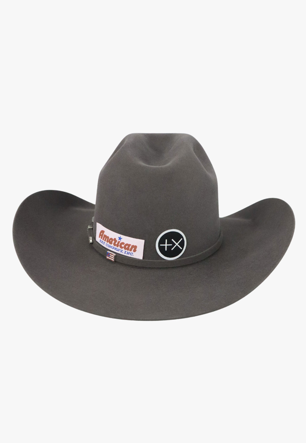American Hat 10X Steel Minn Crown Hat Self Band