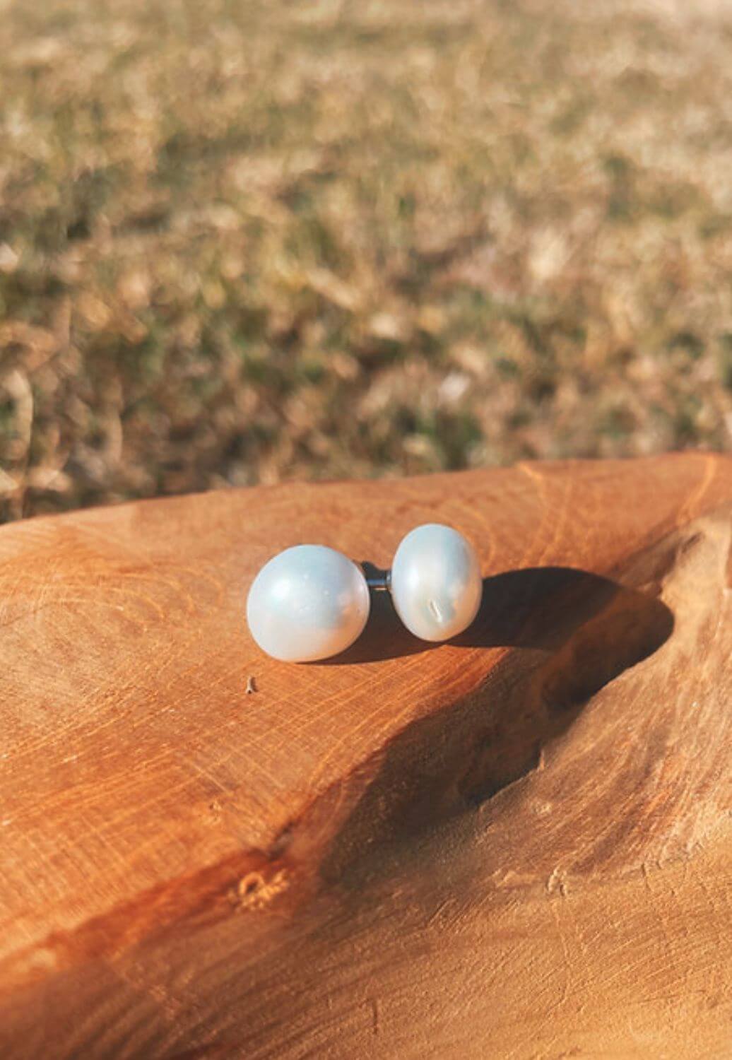 Treasure Chest Co Baroque Pearl Earrings