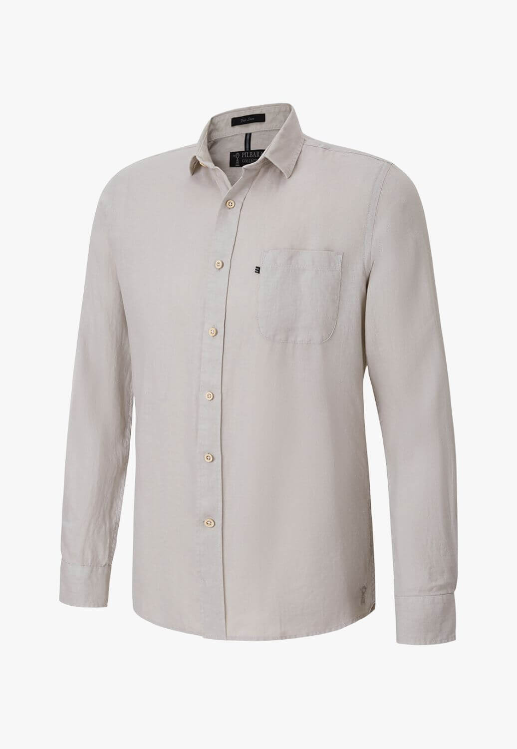 Pilbara Mens Linen Long Sleeve Shirt