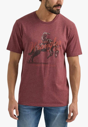 Wrangler Mens Bucking Bronco Tee