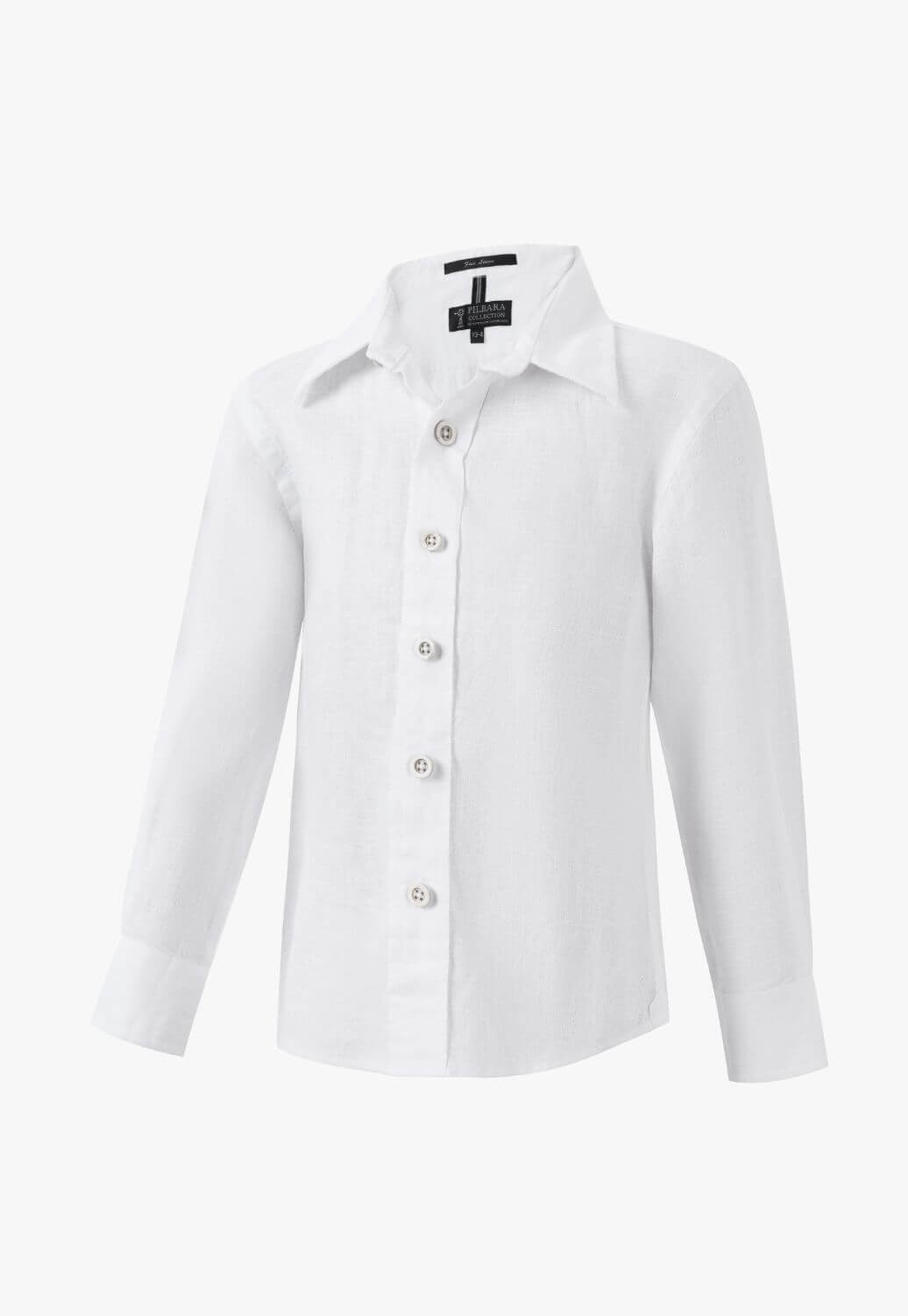 Pilbara Boys Linen Long Sleeve Shirt