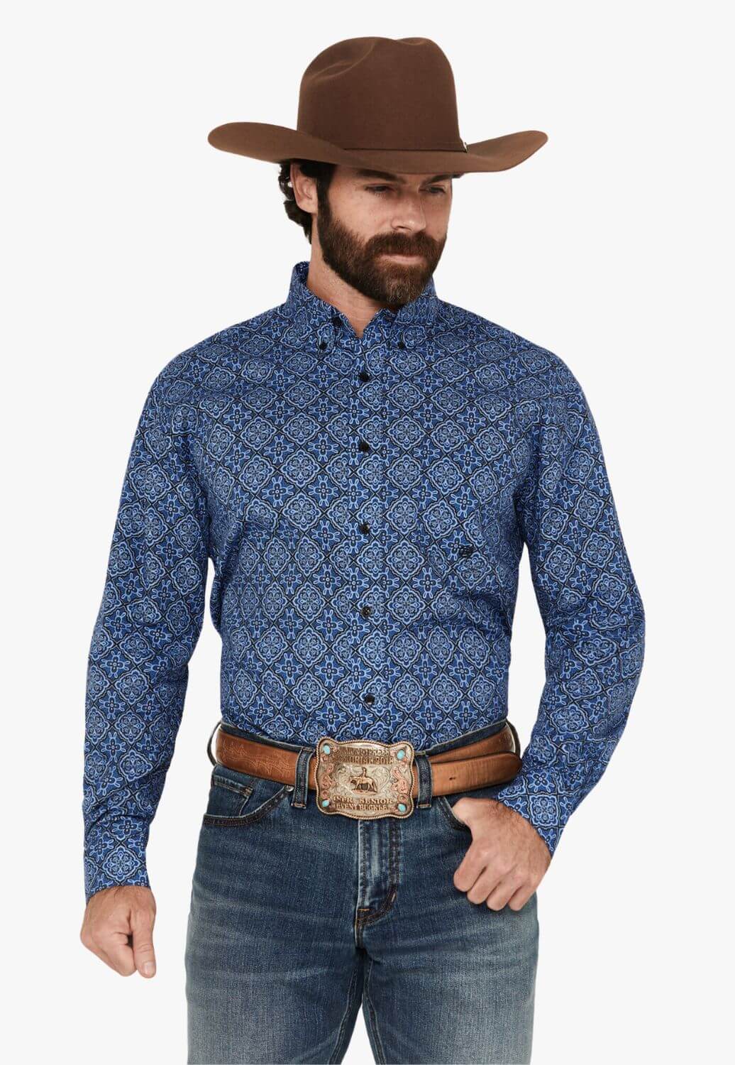 Roper Mens Amarillo Long Sleeve Shirt