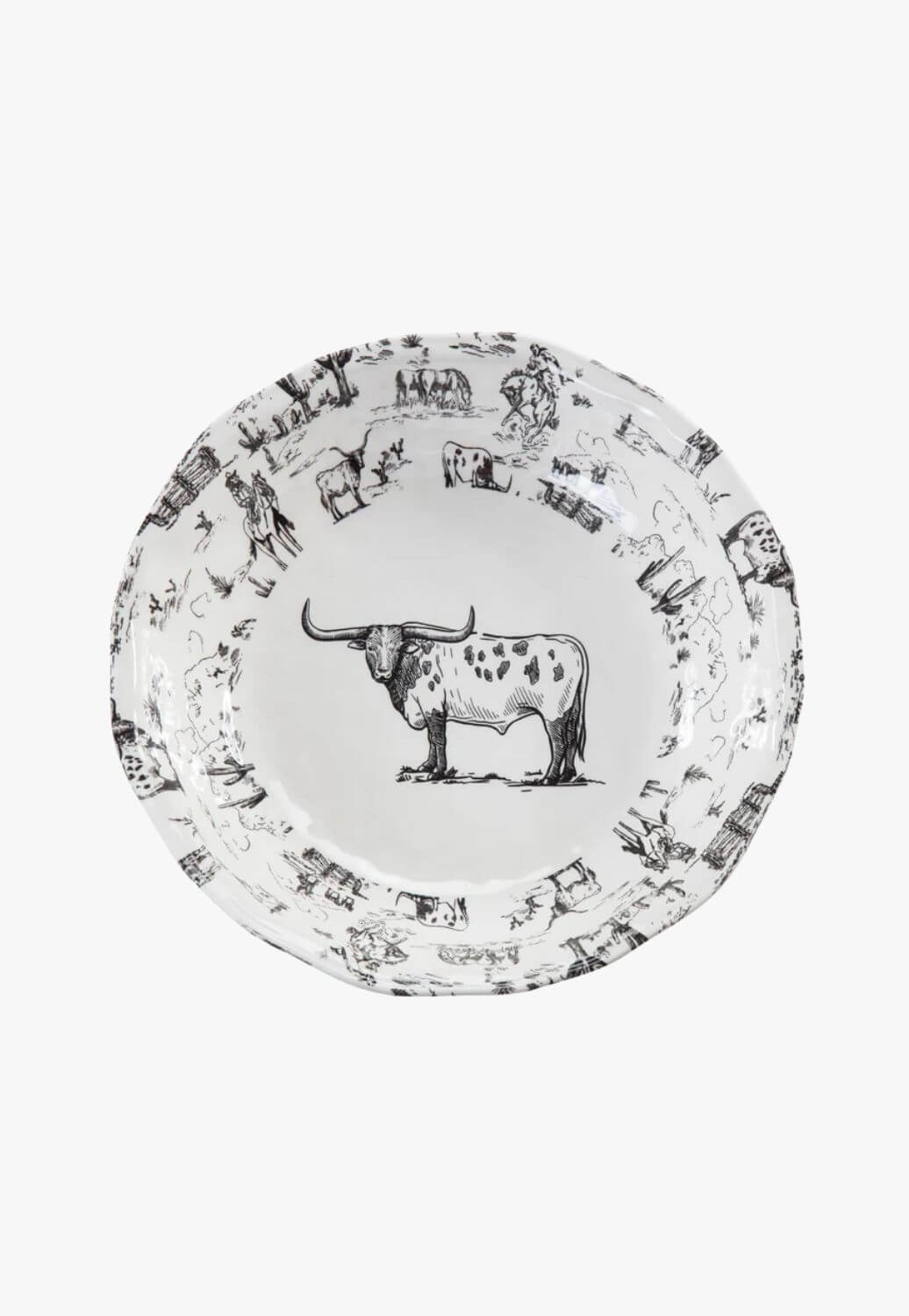 Ranch Life Melamine Serving Bowl